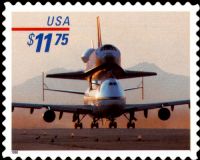 Scott 3262<br />$11.75 Express Mail: Piggyback Space Shuttle<br />Pane Single<br /><span class=quot;smallerquot;>(reference or stock image)</span>