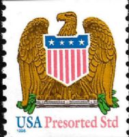 Scott 3270<br />(10c) Eagle - USA Presorted Std<br />Coil Single - 1998 Small Date<br /><span class=quot;smallerquot;>(reference or stock image)</span>