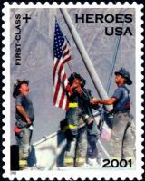 Scott B2<br />(34c+11c) Heroes of 2001<br />Pane Single<br /><span class=quot;smallerquot;>(reference or stock image)</span>