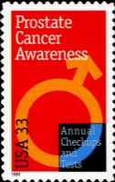 Scott 3315<br />33c Prostate Cancer Awareness<br />Pane Single<br /><span class=quot;smallerquot;>(reference or stock image)</span>