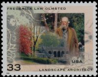 Scott 3338<br />33c Frederick Olmsted<br />Pane Single<br /><span class=quot;smallerquot;>(reference or stock image)</span>