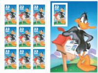 Scott 3307<br />33c Daffy Duck<br />Pane of 10<br /><span class=quot;smallerquot;>(reference or stock image)</span>