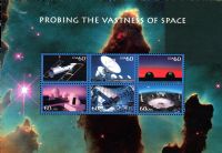 Scott 3409<br />60c Probing the Vastness of Space Souvenir Sheet<br />Souvenir Sheet of 6 #3409a-3409f (6 designs)<br /><span class=quot;smallerquot;>(reference or stock image)</span>
