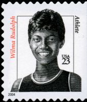 Scott 3436<br />23c Wilma Rudolph<br />Booklet Pane Single<br /><span class=quot;smallerquot;>(reference or stock image)</span>