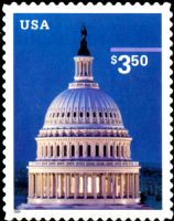 Scott 3472<br />$3.50 Priority Mail: Capital Dome<br />Pane Single<br /><span class=quot;smallerquot;>(reference or stock image)</span>
