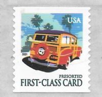 Scott 3522<br />(15c) Woody Wagon - PRESORTED FIRST-CLASS CARD (Coil)<br />Coil Single<br /><span class=quot;smallerquot;>(reference or stock image)</span>