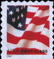 Scott 3625<br />(37c) Rate Change - First Class Flag<br />Automated Teller Machine Pane Single<br /><span class=quot;smallerquot;>(reference or stock image)</span>