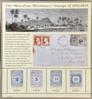Scott 3694<br />37c Hawaii Missionaries<br />Souvenir Sheet of 4 #3694a-3694d (4 designs)<br /><span class=quot;smallerquot;>(reference or stock image)</span>