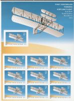 Scott 3783<br />37c First Flight: Wright Brothers Centenary<br />Pane of 10<br /><span class=quot;smallerquot;>(reference or stock image)</span>