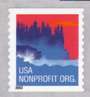 Scott 3874<br />(5c) Sea Coast - 2003 NONPROFIT ORG<br />Coil Single; Large Date<br /><span class=quot;smallerquot;>(reference or stock image)</span>