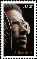 Scott 3936<br />37c Arthur Ashe<br />Pane Single<br /><span class=quot;smallerquot;>(reference or stock image)</span>