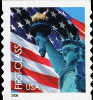 Scott 3970<br />(39c) Rate Change - Flag and Liberty<br />Coil Single<br /><span class=quot;smallerquot;>(reference or stock image)</span>