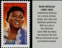 Scott 3996<br />39c Hattie McDaniel<br />Pane Single<br /><span class=quot;smallerquot;>(reference or stock image)</span>