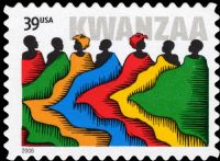 Scott 4119<br />39c Kwanzaa - 2006 Date<br />Pane Single<br /><span class=quot;smallerquot;>(reference or stock image)</span>