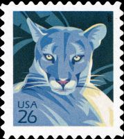 Scott 4139<br />26c Florida Panther<br />Pane Single<br /><span class=quot;smallerquot;>(reference or stock image)</span>