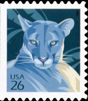 Scott 4142<br />26c Florida Panther<br />Convertible Booklet Single<br /><span class=quot;smallerquot;>(reference or stock image)</span>