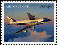 Scott 4144<br />$4.60 Priority Mail: Air Force One<br />Pane Single<br /><span class=quot;smallerquot;>(reference or stock image)</span>