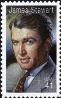 Scott 4197<br />41c James Stewart<br />Pane Single<br /><span class=quot;smallerquot;>(reference or stock image)</span>