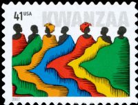 Scott 4220<br />41c Kwanzaa - 2007 Date (Reprint #3881 - 2004]<br />Pane Single<br /><span class=quot;smallerquot;>(reference or stock image)</span>