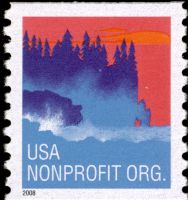 Scott 4348<br />(5c) Sea Coast - NONPROFIT ORG - 2008 Date<br />Coil Single Per<br /><span class=quot;smallerquot;>(reference or stock image)</span>