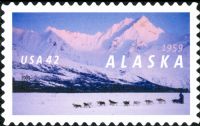 Scott 4374<br />42c Alaska Statehood<br />Pane Single<br /><span class=quot;smallerquot;>(reference or stock image)</span>