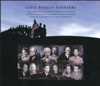 Scott 4384<br />$2.52 | Civil Rights Pioneers (SS)<br />Souvenir Sheet of 6 #4384a-4384f (6 designs)<br /><span class=quot;smallerquot;>(reference or stock image)</span>