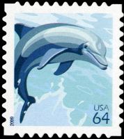 Scott 4388<br />64c Dolphin<br />Pane Single<br /><span class=quot;smallerquot;>(reference or stock image)</span>