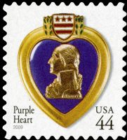 Scott 4390<br />44c Purple Heart - 2009 Date (Reprint #3784 - 2003)<br />Pane Single<br /><span class=quot;smallerquot;>(reference or stock image)</span>