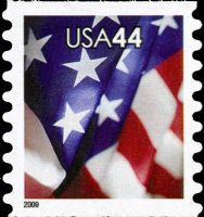 Scott 4394<br />44c American Flag<br />Coil Single<br /><span class=quot;smallerquot;>(reference or stock image)</span>