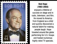 Scott 4406<br />44c Bob Hope<br />Pane Single<br /><span class=quot;smallerquot;>(reference or stock image)</span>