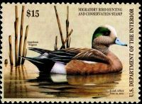 Scott RW77<br />$15.00 American Wigeon - Issued 2010<br />Pane Single<br /><span class=quot;smallerquot;>(reference or stock image)</span>