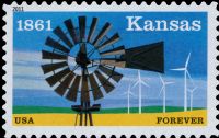 Scott 4493<br />Forever Kansas Statehood<br />Pane Single<br /><span class=quot;smallerquot;>(reference or stock image)</span>