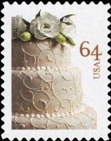 Scott 4521<br />64c Wedding Cake<br />Pane Single<br /><span class=quot;smallerquot;>(reference or stock image)</span>