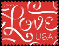 Scott 4626<br />Forever Love: Ribbons<br />Pane Single<br /><span class=quot;smallerquot;>(reference or stock image)</span>