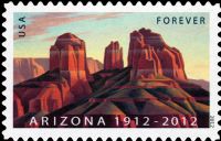 Scott 4627<br />Forever Arizona Statehood Centennial<br />Pane Single<br /><span class=quot;smallerquot;>(reference or stock image)</span>