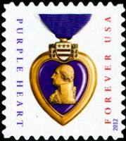Scott 4704<br />Forever Purple Heart - 2012 Date [Reprint #4529 - 2011]<br />Pane Single<br /><span class=quot;smallerquot;>(reference or stock image)</span>