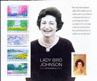 Scott 4716<br />Forever Lady Bird Johnson (SS)<br />Souvenir Sheet of 6<br /><span class=quot;smallerquot;>(reference or stock image)</span>