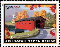 Scott 4738<br />$5.60 Priority Mail: Arlington Green Bridge<br />Pane Single<br /><span class=quot;smallerquot;>(reference or stock image)</span>