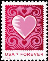 Scott 4847<br />Forever Love: Cut Paper Heart<br />Pane Single<br /><span class=quot;smallerquot;>(reference or stock image)</span>
