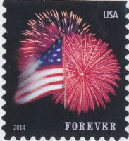 Scott 4855<br />Forever Star-Spangled Banner<br />Double-Sided Booklet Pane Single<br /><span class=quot;smallerquot;>(reference or stock image)</span>