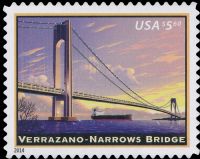 Scott 4872<br />$5.60 Priority Mail: Verrazano - Narrows Bridge - NY<br />Pane Single<br /><span class=quot;smallerquot;>(reference or stock image)</span>