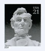 Scott 4860a<br />21c Abraham Lincoln<br />Imperforate Pane Single<br /><span class=quot;smallerquot;>(reference or stock image)</span>