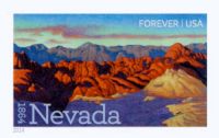 Scott 4907a<br />Forever Nevada Statehood<br />Imperforate Pane Single<br /><span class=quot;smallerquot;>(reference or stock image)</span>