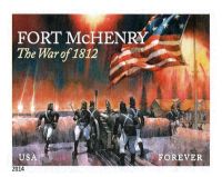 Scott 4921a<br />Forever War of 1812: Fort McHenry<br />Imperforate Pane Single<br /><span class=quot;smallerquot;>(reference or stock image)</span>