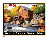 Scott 4927a<br />$5.75 Priority Mail: Glade Creek Grist Mill<br />Pane Single<br /><span class=quot;smallerquot;>(reference or stock image)</span>