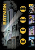 Scott 4935b<br />Forever Batman and Bat Signals<br />Pane Block of 8 #4929-4935 (8 designs)<br /><span class=quot;smallerquot;>(reference or stock image)</span>