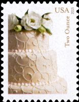 Scott 5000<br />2oz-Rate Wedding Cake - 2015 Date<br />Pane Single<br /><span class=quot;smallerquot;>(reference or stock image)</span>