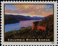 Scott 5041<br />$22.95 Express Mail: Columbia River Gorge<br />Pane Single<br /><span class=quot;smallerquot;>(reference or stock image)</span>