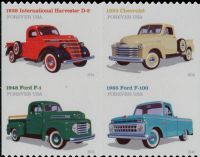 Scott 5101-5104; 5104a<br />Forever Pickup Trucks (DSB)<br />Double-Sided Block of 4 #5101-5104 (4 designs)<br /><span class=quot;smallerquot;>(reference or stock image)</span>