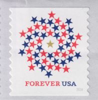 Scott 5130<br />Forever Patriotic Sprial; Die Cut: 11 Vertically; (APU)<br />Coil Single<br /><span class=quot;smallerquot;>(reference or stock image)</span>
